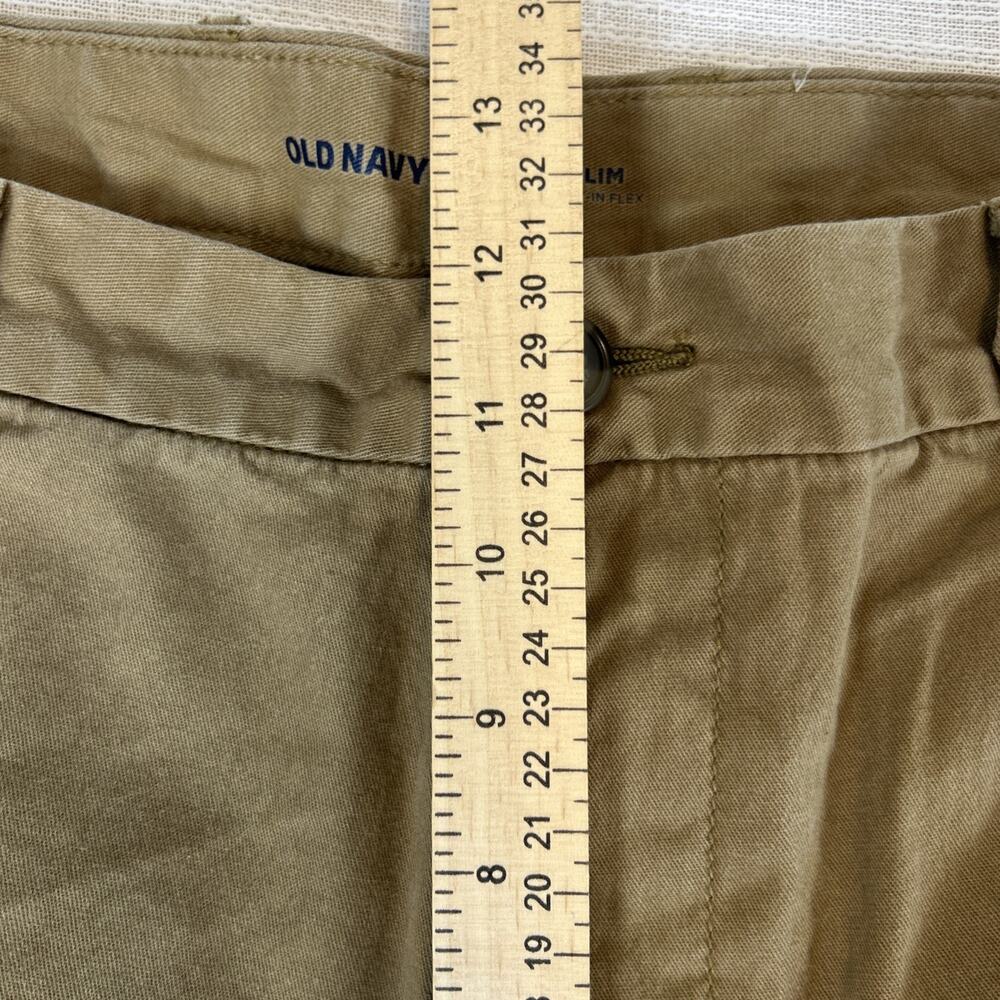 Old Navy Khaki Men's Shorts Size 36 Slim Fit 8.5" Inseam Beige - Picture 5 of 7